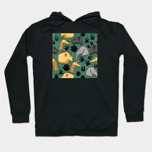 Whimsical Safari Animals in Repeat Hoodie